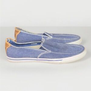 GH Bass & Co Men’s Denim Boat Shoes Size 9M Worn Once